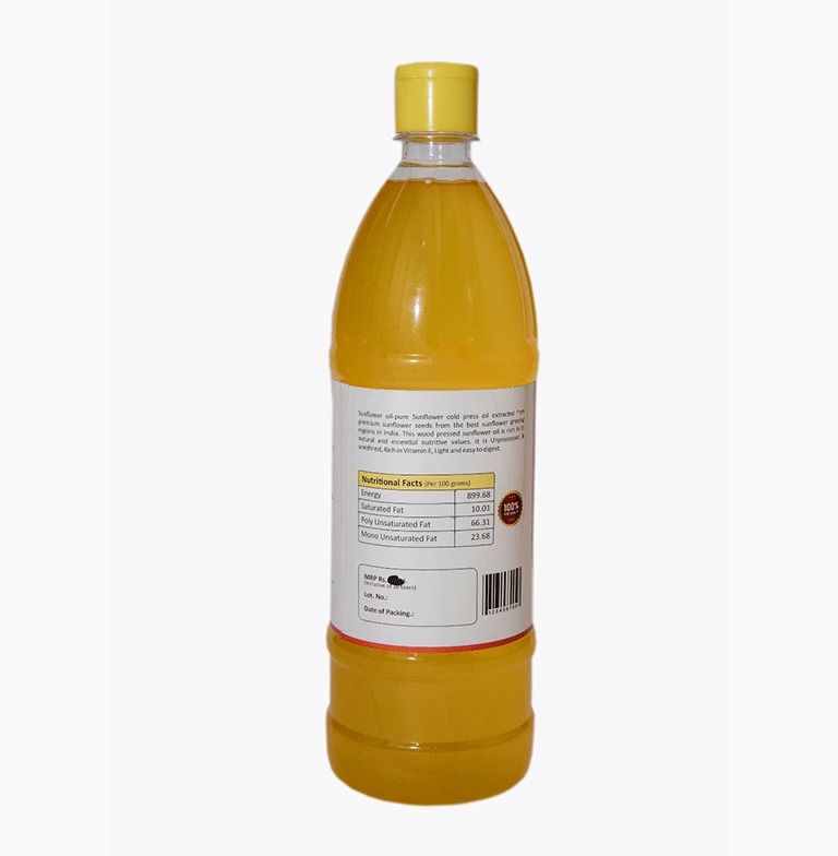 Nutrivilla Cold Pressed Sunflower Oil - Image 2
